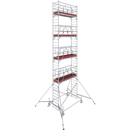 Rusztowanie jezdne aluminiowe Krause Stabilo 100 (0,75x2,50 m) – wys. rob. 10,5 m